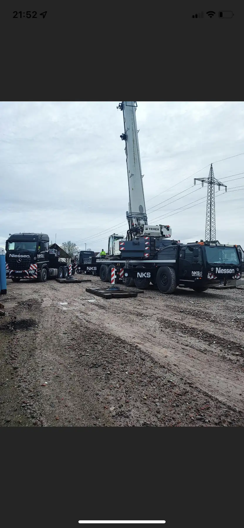 LKW-Ladekranarbeiten von Niessen Kran-Service